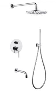 Душевая система ABBER Wasser Kreis AF8117 хром